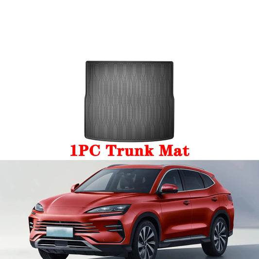 For BYD Seal U / Song plus Sealion 6 2021-2025 2026 TPE Floor Mats and Cargo Liner, All Weather Floor Liners Trunk Mat LHD & RHD
