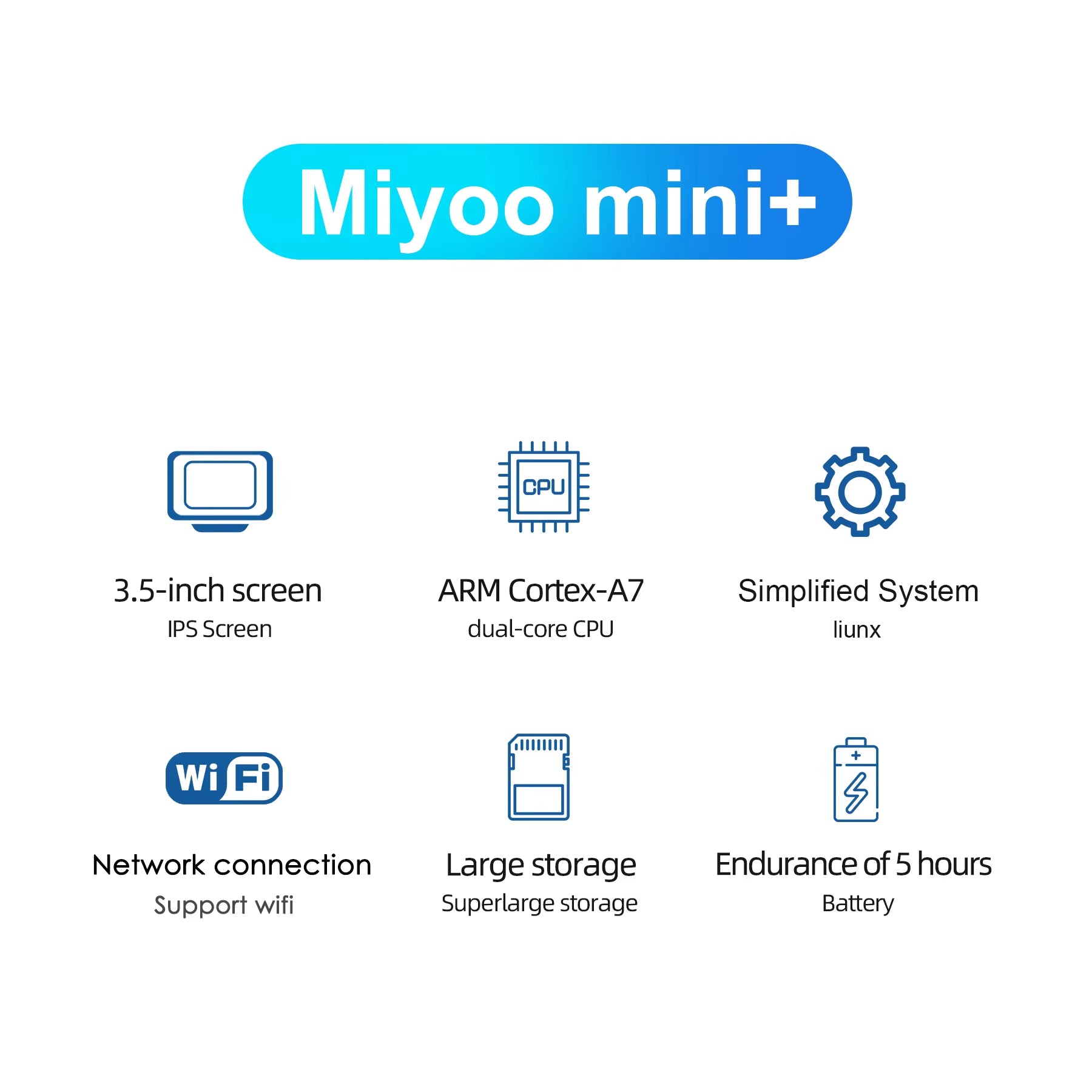 Mini plus Portable Retro Handheld Game Console V2 Mini+ IPS Screen Classic Video Game Console Linux System Children'S Gift