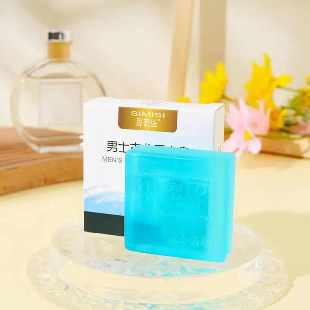 80G Men’S Cologne Perfume Soap Essential Oil Soap Handmade Body Oil Cologne Control Hair Men Skin Clean Soaps Long-Lasting