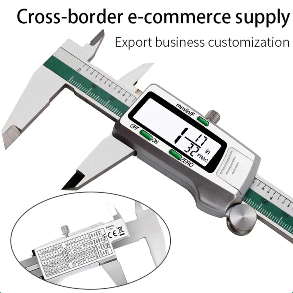 Professional Digital Caliper LCD Display Mm/Inch Digital 0-300Mm Accuracy 0.02Mm Vernier Caliper Gauge Micrometer Measuring Tool