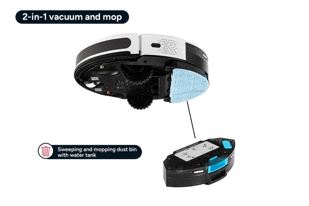 Smarterhome™ LX16 Robot Vacuum Cleaner and Mop with Auto-Empty Dock