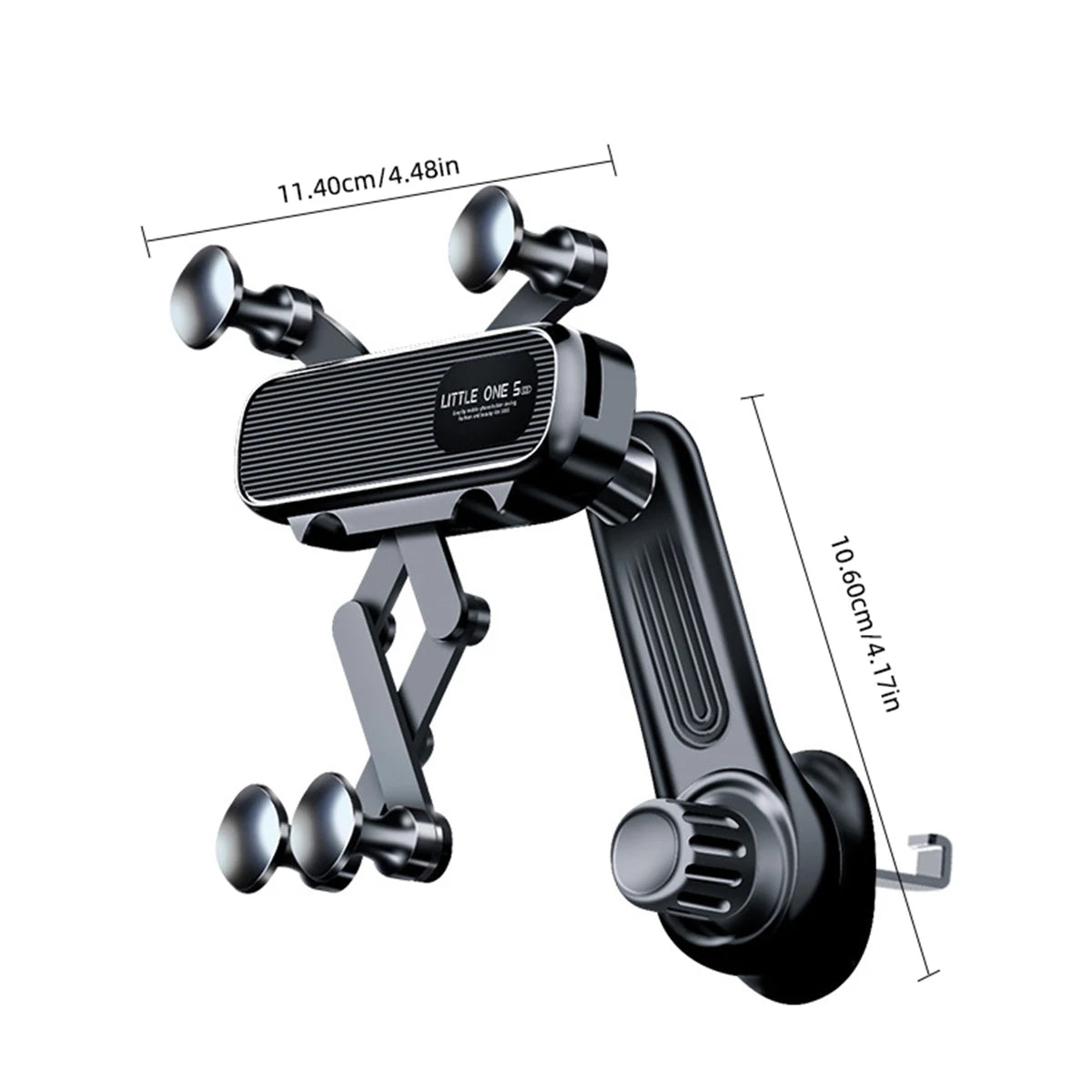 Gravity Car Phone Holder for 4.7-7 Inch Mobile Phone Car Air Vent Phone Mount Universal Shockproof GPS Clip Smartphone Stand