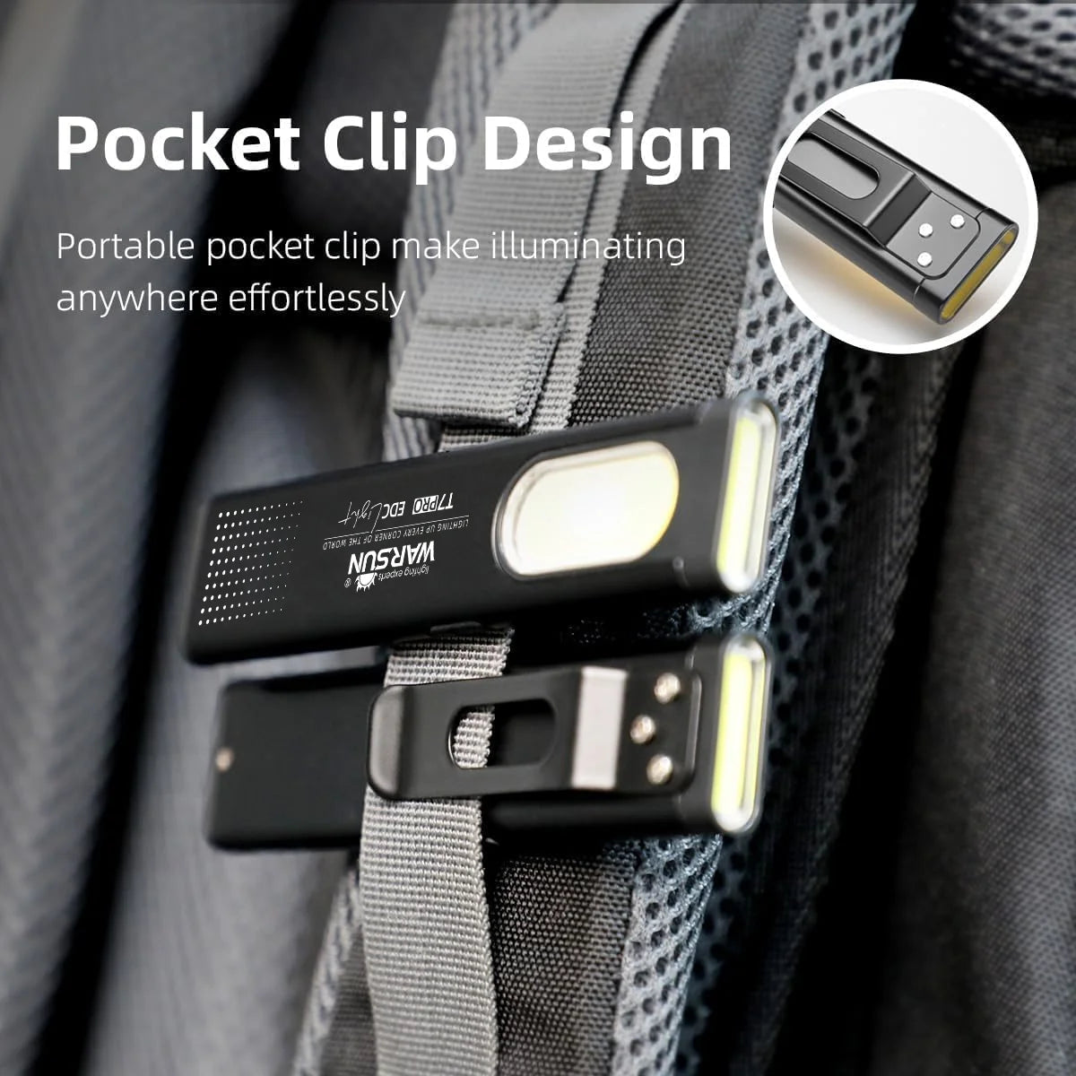 LED Keychain Flashlight USB-C Rechargeable 600Lm Portable Mini Torch Light Pocket Lantern Flood Work Light with Magnet