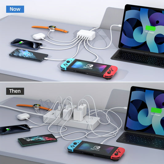 6-Port USB-C Fast Charger