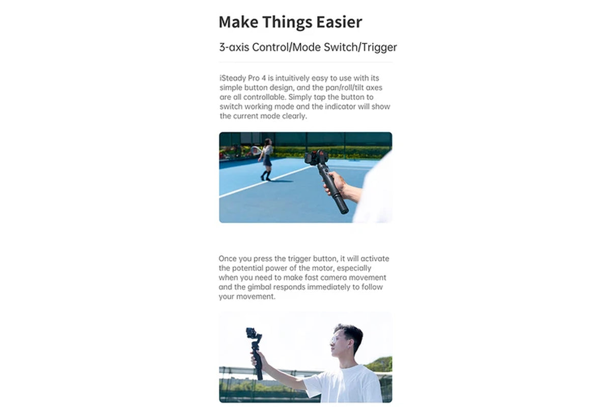 Isteady Pro4 Kit for Gopro Hero5-12