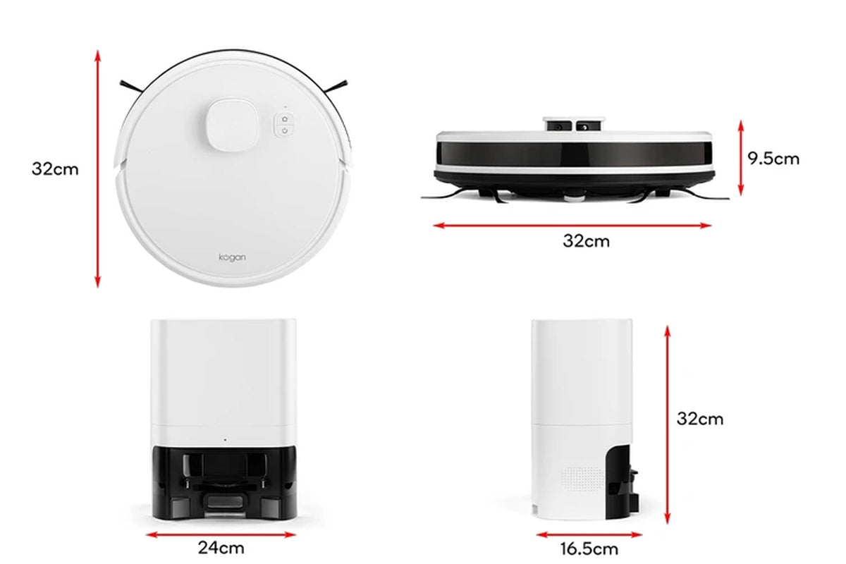 Smarterhome™ LX16 Robot Vacuum Cleaner and Mop with Auto-Empty Dock