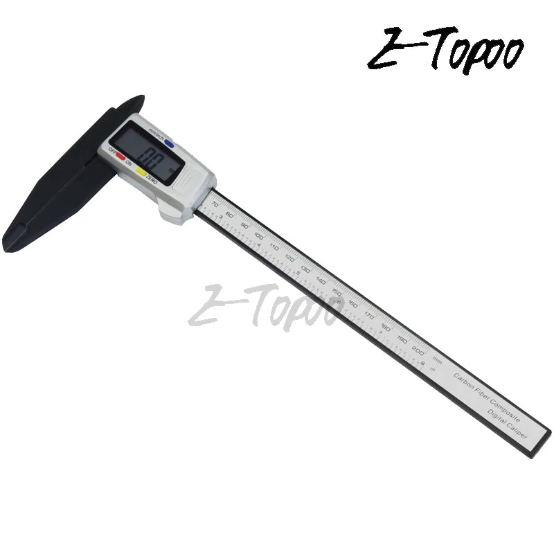 300Mm 200 Electronic Digital Caliper LCD Plastic Vernier Caliper Long Jaw Micrometer Inner Outer Diameter Gauge Measuring Tools