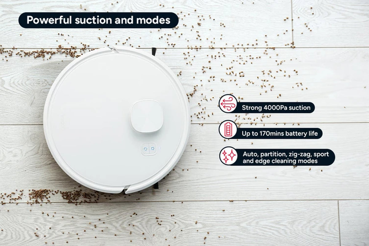 Smarterhome™ LX16 Robot Vacuum Cleaner and Mop with Auto-Empty Dock