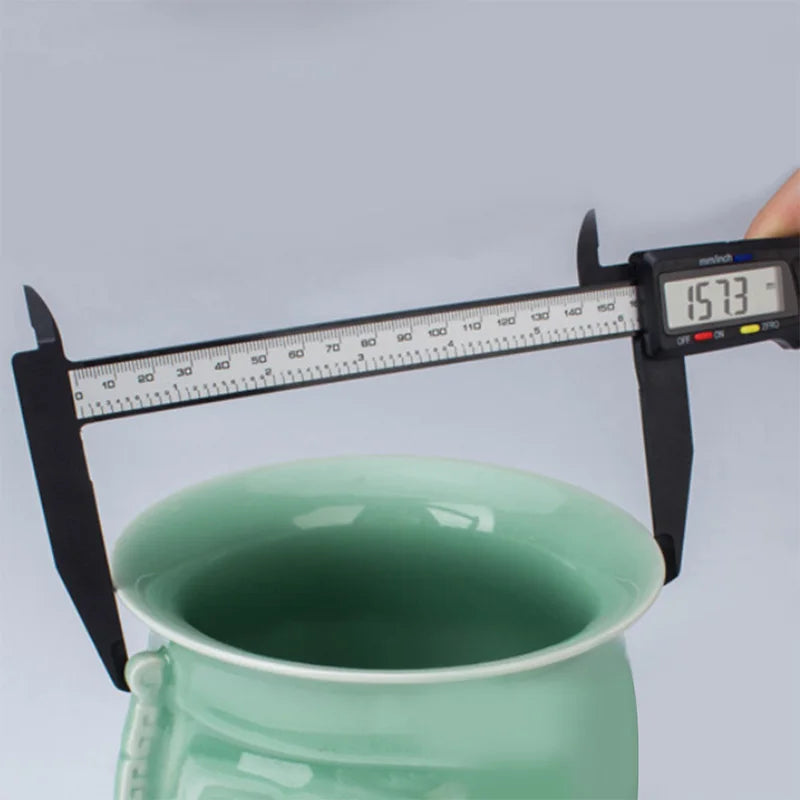 300Mm 200 Electronic Digital Caliper LCD Plastic Vernier Caliper Long Jaw Micrometer Inner Outer Diameter Gauge Measuring Tools